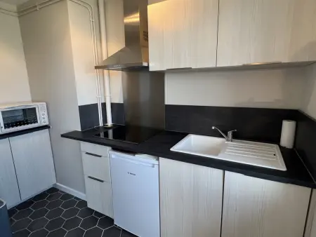Studio cabine avec parking près de la plage, Appartement 4 personnes à Le Home Varaville - Photo 8