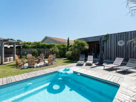 Maison familiale style loft à Biscarrosse - 10 personnes, piscin - Photo 3