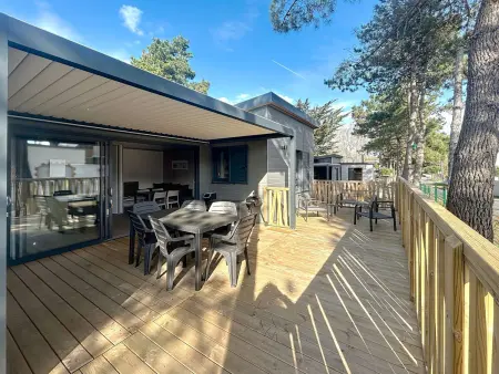 Chalet de Standing à Jullouville: 6 Couchages, Piscine Chauffée, Proche Plage et Commerces, WiFi Gratuit - Photo 14