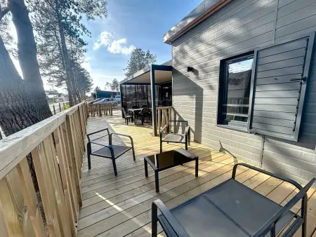 Chalet de Standing à Jullouville: 6 Couchages, Piscine Chauffée, Proche Plage et Commerces, WiFi Gratuit - Photo 15