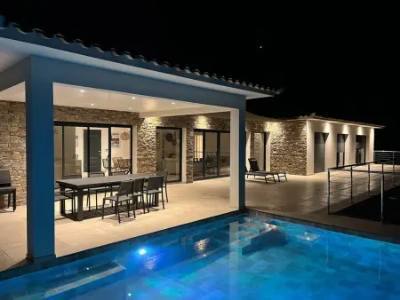 Maison moderne neuve avec piscine privée, clim et WiFi à Solenzara - Photo 22