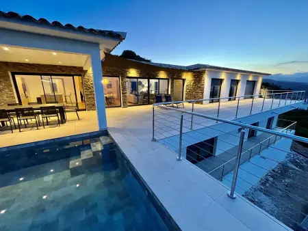 Maison moderne neuve avec piscine privée, clim et WiFi à Solenzara - Photo 24