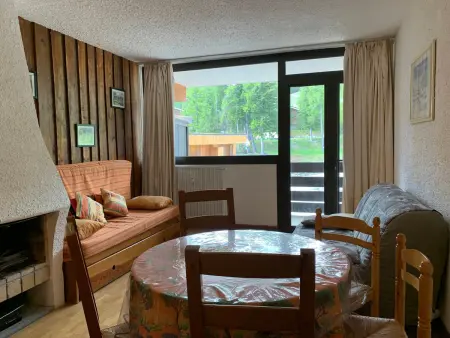 Studio lumineux pour 5 pers, balcon sud, centre station - Photo 1