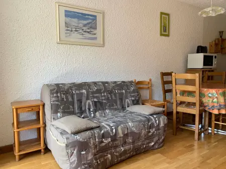 Studio lumineux pour 5 pers, balcon sud, centre station - Photo 9