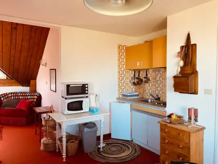 Appartement 4 pers, 2 pièces avec balcons, vue montagne, parking, Praloup - Photo 1