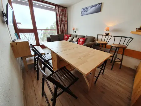 Studio cabine rénové 30m², Les Arcs 2000, capacité 4 personnes, balcon - Photo 2