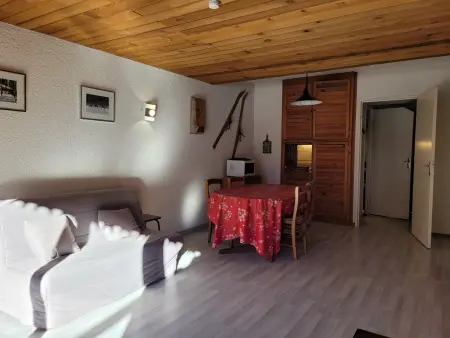 Appartement 2 pièces, terrasse sud, accès pistes, 6 personnes - Photo 9