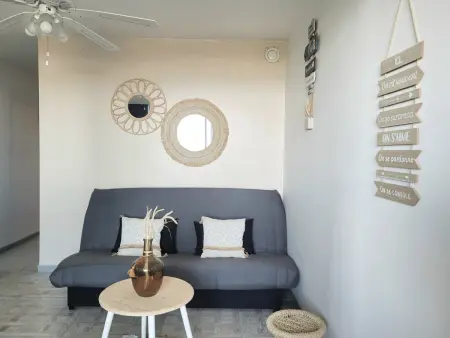 Canet-en-Roussillon - T2 moderne 4 pers, accès direct plage, terrasse vue mer - Photo 6