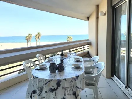 Canet - T2 cabine 5 pers, accès plage, piscine, parking - Photo 1