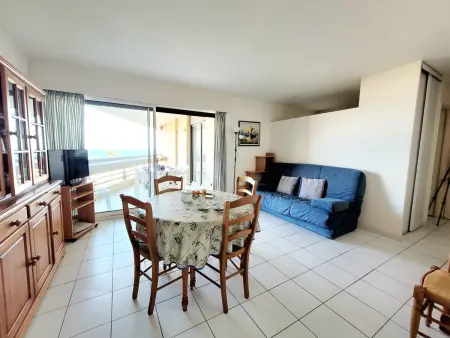 Canet - T2 cabine 5 pers, accès plage, piscine, parking - Photo 4