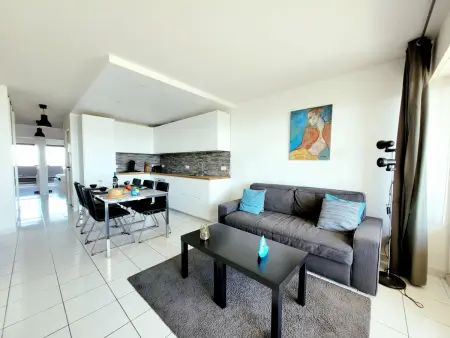 Canet-en-Roussillon - 6 pers - T3 - Plage directe, PKG, Piscine, Wifi - Photo 4