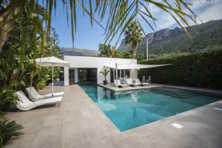 Re di Denari Bis, Maison à Terrasini avec Piscine Privée - Photo 1