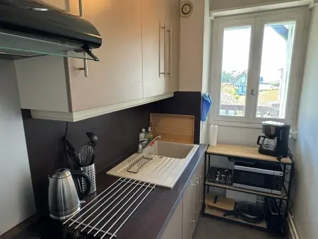 Cabourg: Bel appartement 3 pièces vue mer, 2 balcons, animaux admis - Photo 11