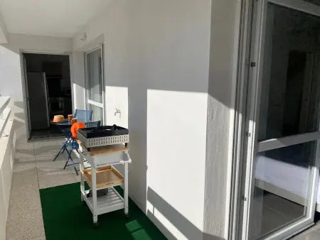 Duplex T4 Climatisé avec Terrasse, Parking et Plage à Proximité - Port Leucate, 8 Pers. - Photo 11