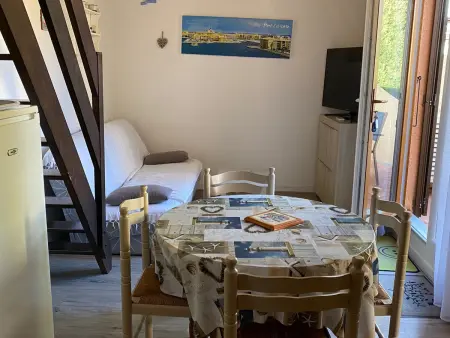 Appartement T2 Mezzanine Climatisé, 6 Pers, Proche Mer, Parking Privé, Leucate - Photo 3