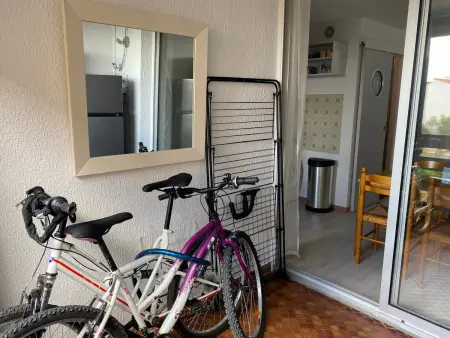 Studio Cabine avec Loggia, Parking, Proche mer, TV, Lave-Linge, 2 Vélos, Port Leucate, 4 Pers. - Photo 11
