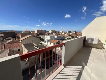 T2 avec climatisation, balcon vue mer, 250m de la plage - Photo 1