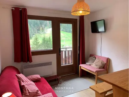 Confortable T2 avec coin nuit pour 4 au Grand-Bornand - Photo 3