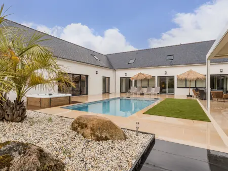 Villa d'Exception avec Piscine, Spa et Salle de Cinéma à 50m de la Plage, Capacité 14 pers. - Photo 1
