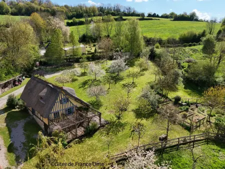 Chaumière typique avec cheminée et jardin, animaux acceptés - Photo 5
