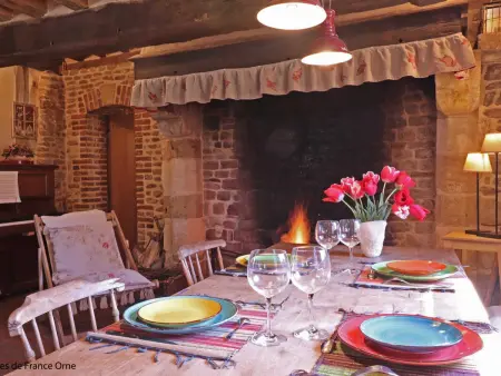 Chaumière typique avec cheminée et jardin, animaux acceptés - Photo 11