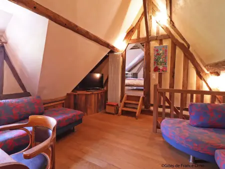 Chaumière typique avec cheminée et jardin, animaux acceptés - Photo 21