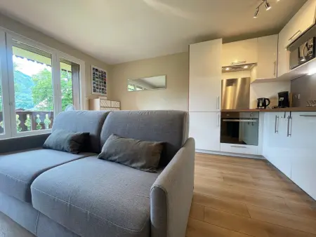 Studio rénové proche centre Samoëns avec balcon et proximité ski-bus - Photo 1