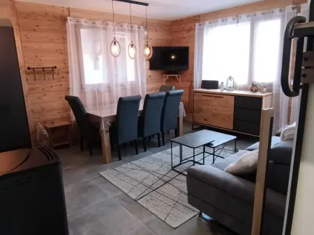 Appartement neuf, cosy avec poêle, 2 terrasses - Vars - Photo 1
