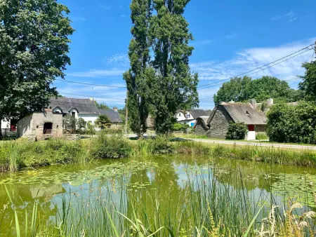 Chaumière au calme avec terrasse, à 9 km des plages, 3 chambres, parking privé et équipements bébé. - Photo 14