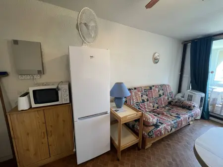 Charmant T2 avec loggia, TV, lave-linge, climatisation portative, proche port et plage à Port Leucate - Photo 9
