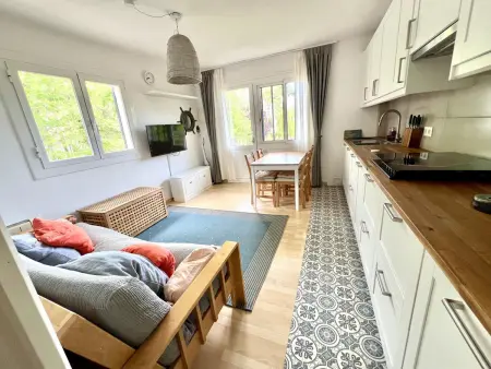 Appartement charmant à 300m de la plage avec terrasse, à Sa Riera - Photo 1