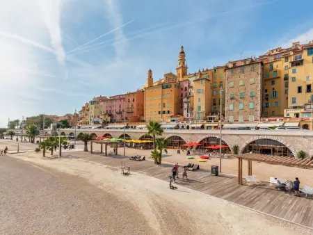 Appart climatisé avec piscine et garage sécurisé à Menton, 4 couchages - Photo 16
