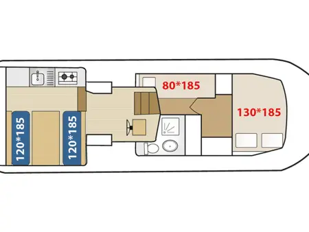 Grive, Appartement 5 personnes à Pontailler sur Saône - Photo 1