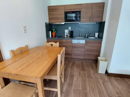 Charmant T2 à Hauteluce, 4 pers, Parking, Piscine, Fitness, Proche Commerces et Télésiège - Photo 6