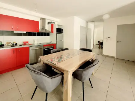 Canet-en-Roussillon: T3 moderne, RDC, 4 pers, piscine, garage, proche mer - Photo 6