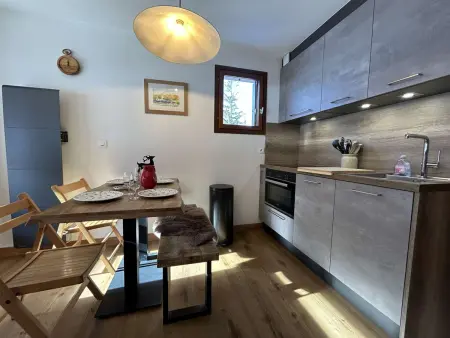 Appartement lumineux 2 pièces cabine au Monêtier-les-Bains, proche pistes, avec parking - Photo 1