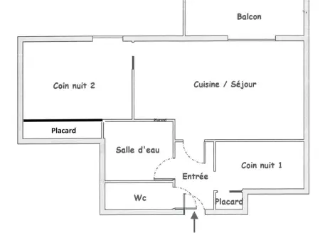 Centre-ville Bagnères-de-Luchon T2 avec balcon, WiFi, animaux admis - Photo 5