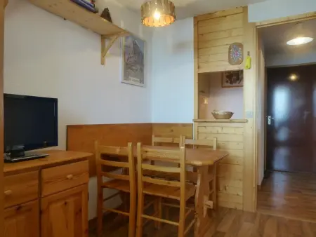 Appartement pour 4 à Vallandry, accès direct aux pistes, balcon, animaux admis - Photo 1