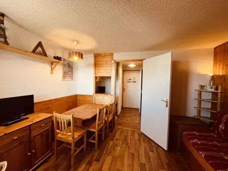 Appartement pour 4 à Vallandry, accès direct aux pistes, balcon, animaux admis - Photo 7