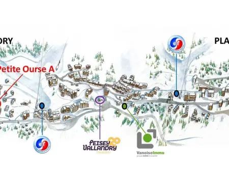 Duplex 3 pièces pour 8 personnes à Vallandry - Animaux admis - Photo 16