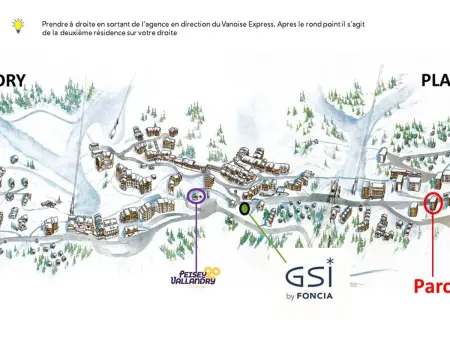Spacieux appart 2 pièces pour 9 personnes avec terrasse à Plan Peisey - Photo 15