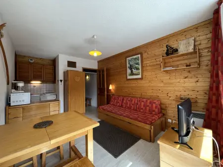 Location Studio 4 pers avec balcon à Plan Peisey - Photo 5