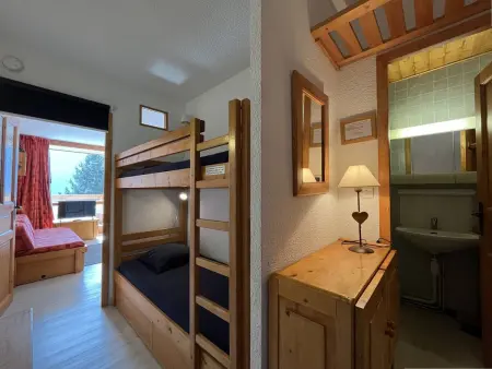 Location Studio 4 pers avec balcon à Plan Peisey - Photo 6