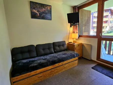 Studio pour 4 pers. proche pistes, balcon, animaux admis - Vallandry - Photo 1