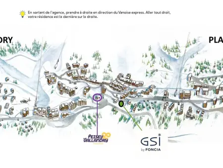 Charmant studio 4 pers, balcon Sud, proche pistes - Plan Peisey - Photo 15