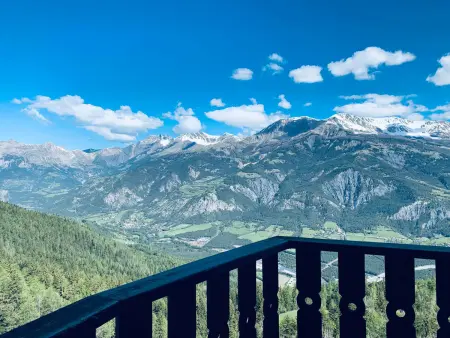 Studio 4 pers, balcon, parking privé, vue vallée - Photo 5