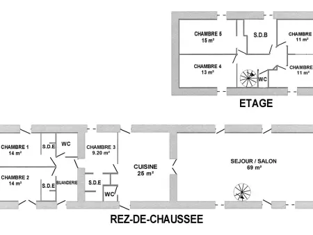 Maison avec piscine privée chauffée, proche plage à Pornic - Photo 26