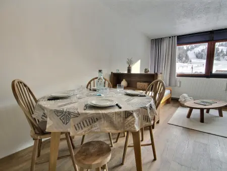 Studio cabine rénové au pied des pistes, Appartement 4 personnes à La Plagne - Photo 1
