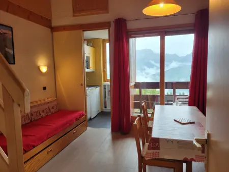 Appartement cosy proche pistes, vue vallée, Appartement 5 personnes à La Plagne Montchavin Les Coches - Photo 1