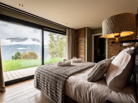 Splendide chalet 6 pièces, jacuzzi et sauna, proche pistes à La Plagne Montalbert - Photo 6